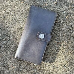 HOBO Grey/Orange Wallet